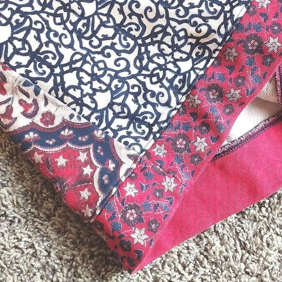 Tory Burch Women's Size Medium Cotton Tapestry Long Sleeve Crew Sweater - Picture 11 of 11